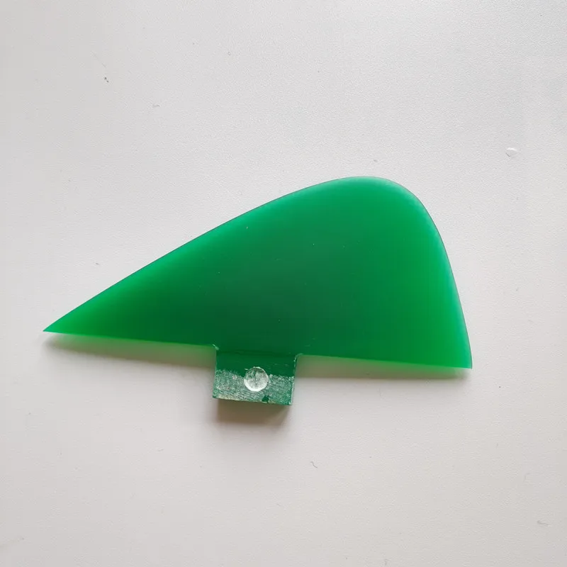 

Fiberglass pure green One foot rudder surfboard fiberglass series