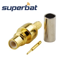 Superbat 10 шт. SMC обжимной Джек Женский Для LMR100 РФ разъем