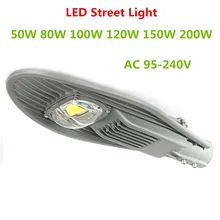 Наружного освещения Led Street light 50 Вт 80 Вт 100 Вт 120 Вт 150 Вт 200 Вт Светодиодных Фонаря Уличного лампы Водонепроницаемый IP65 AC95-240V Путь Света