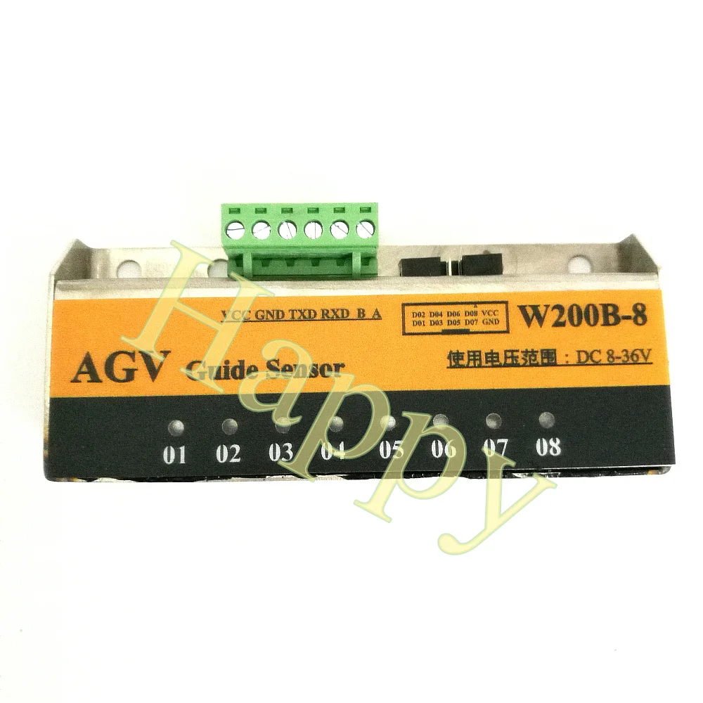 

AGV magnetic navigation sensor feeding feeding robot navigation magnetic stripe line high sensitivity RS232 and IO output