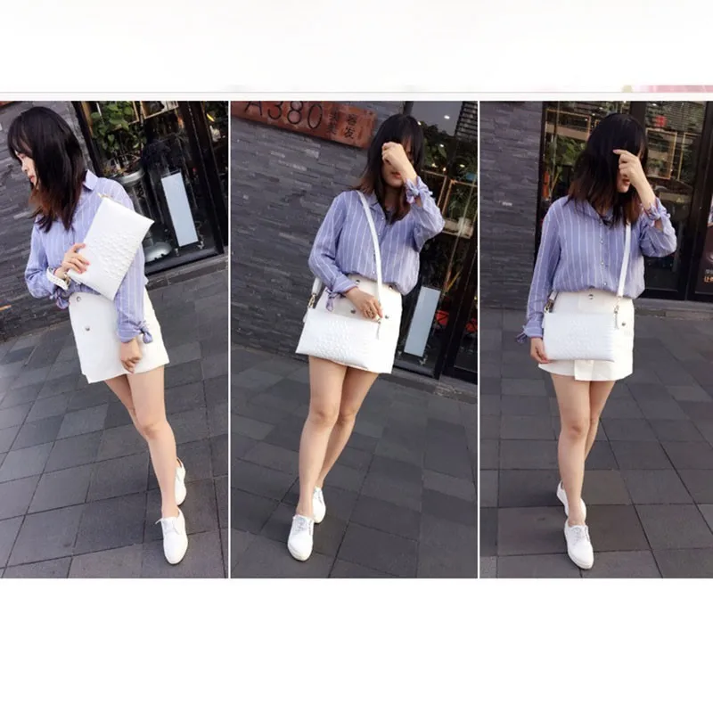 Alligator Genuine Leather Crocodile Hand Shoulder Bag Luxury Purses And Handbags Crossbody Bags For Women Designer Clutch,women handbag