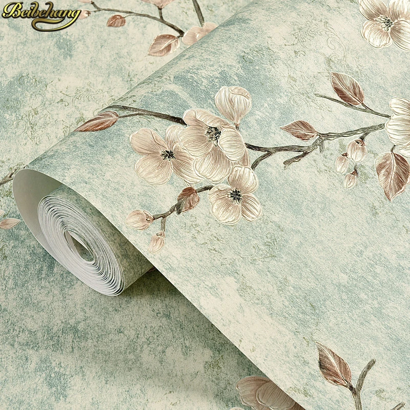 beibehang Stereo 3d fine retro American country garden wallpaper self-adhesive bedroom living room background papel de parede beibehang Stereo 3d fine retro American country garden wallpaper self-adhesive bedroom living room background papel de parede