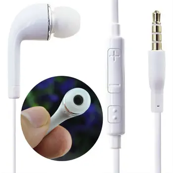 

hot high quality 3.5mm Earphone Earbud Headset Earpiece with Mic for Samsung Galaxy S4 S5 S6 Note 5 GT