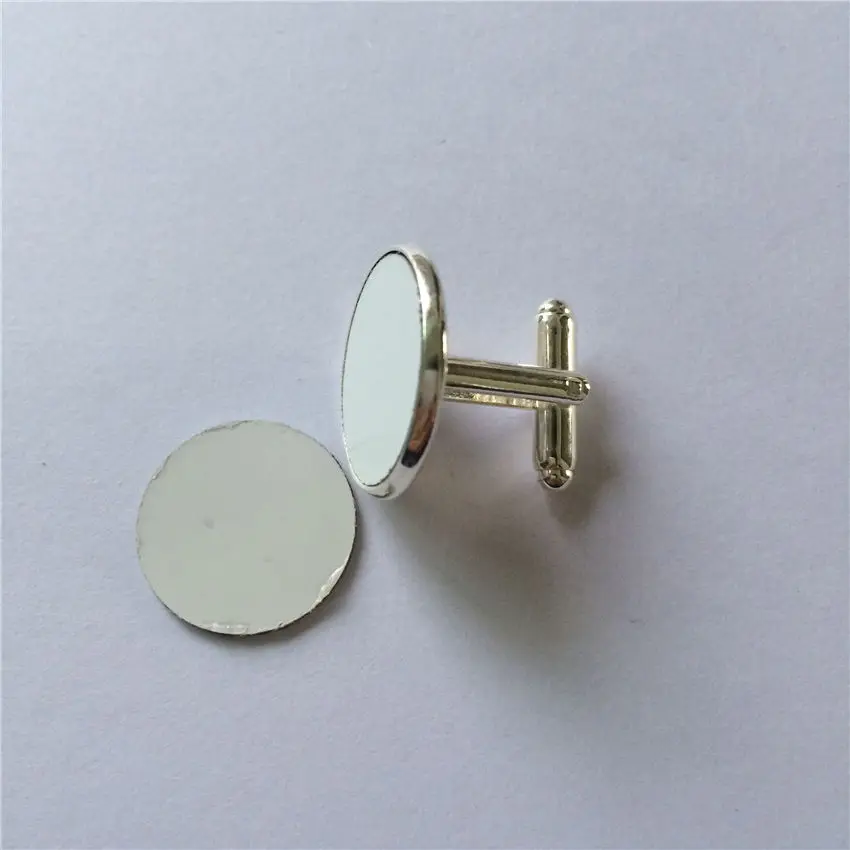 

french cufflinks for sublimation blank cufflinks for men for heat tranfer printing personalized gifts blank consumables 20mm