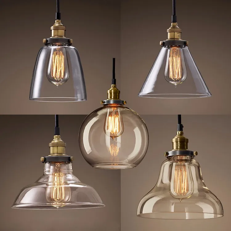 glass pendant light