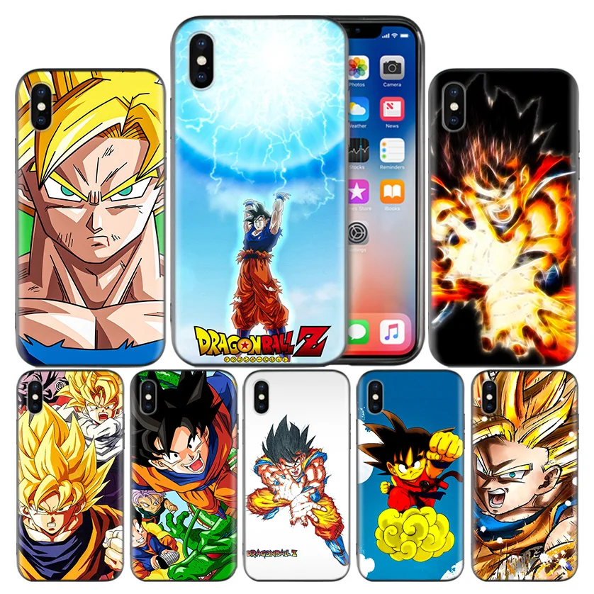 

Dragon Ball Super Z Kid Goku Frosted Fundas Case For Apple iPhone 7 8 6 6S Plus X XS MAX XR 5 5S 5C SE 10 Ten Protect Cover