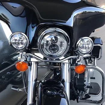 

7inch Headlight H4 to H13 Motorcycle Projector Hi/Lo LED Headlight For motor Davidson chrome