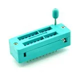 narrow test locking socket dip 20 pin