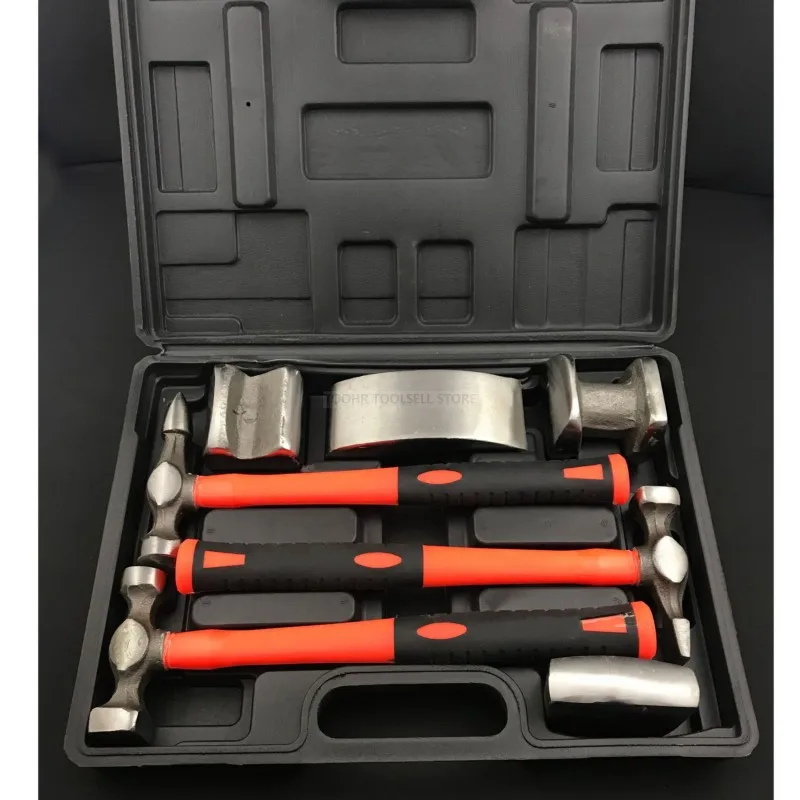 молоток для рихтовки кузова. инструмент для ремонта кузова автомобиля. набор автомобильных инструментов grad tools 6004015. Hydraulic body frame repair kit 10 ton. инструмент для ремонта кузова автомобиля.