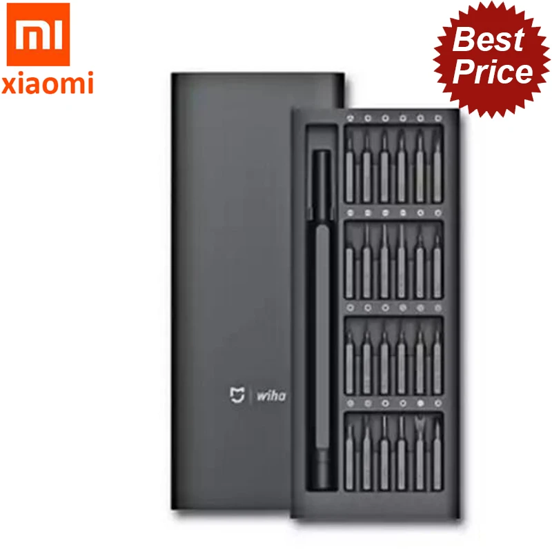 

Original Xiaomi Mijia Wiha 24 in 1 Precision Screw Driver Kit 60HRC Magnetic Bits Xiaomi Home Kit Repair Tools Xiomi Mijia NEW