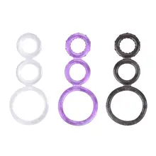 Soft Male Dildo Penis Rings Scrotum Binding Chastity Device Lock Sperm Cock Ring Sex Toy