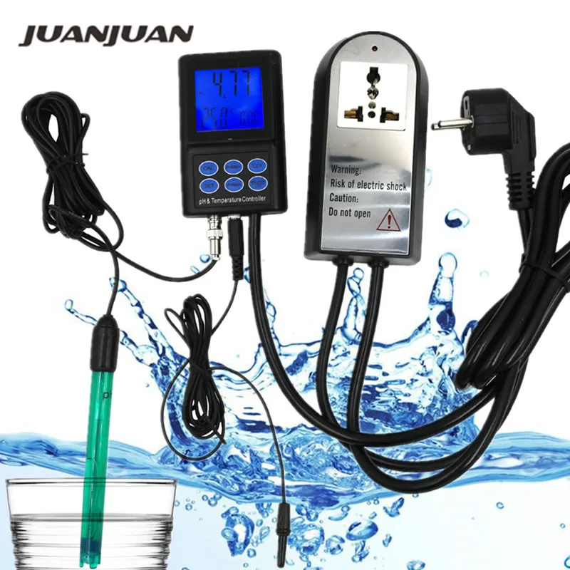 

PH-221 Digital PH and Temperature Controller With Backlit Display 40%Off