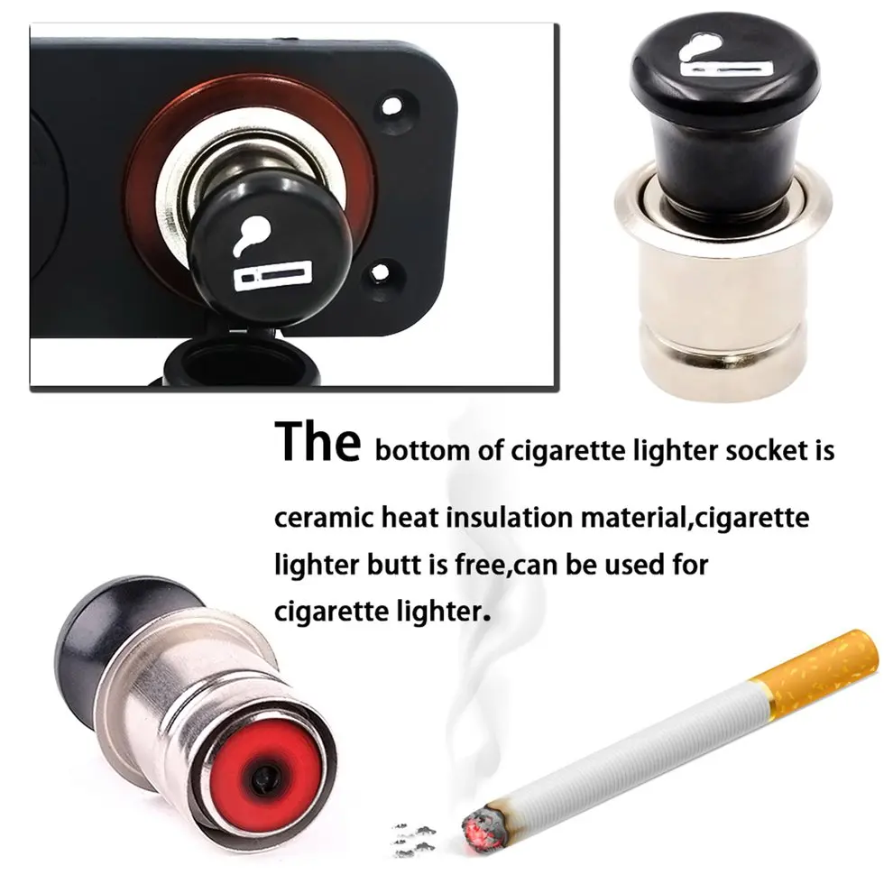  Cs-028a1 Auto Änderung Schiff Geändert Wasserdicht Zigarette Leichter Plus Gps Steckdose 12 v-24 v 