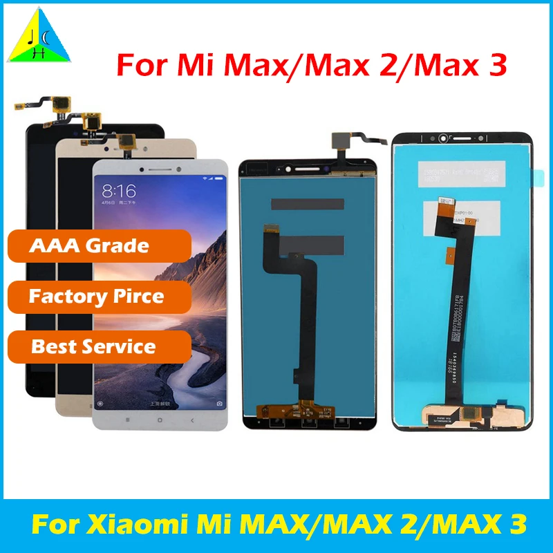 

Xiaomi Mi Max 3 LCD Display Touch Screen Digitizer Assembly For Xiaomi Mi Max 2 LCD Max3 Screen Replacement Black White Gold