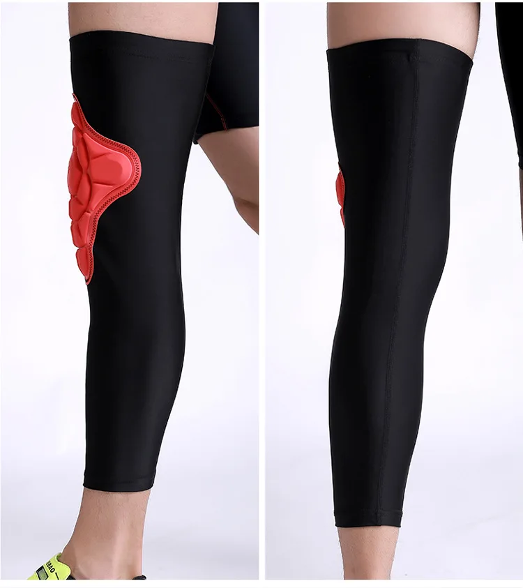Protective Compression Knee Pads Crashproof Breathable Leg Sleeve 3  