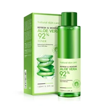 Bioaqua алое вера сглаживание лица Тонер контроль жировыделения осветляет цвет кожи уход за кожей лица Восстанавливающая увлажняющая удаление акне