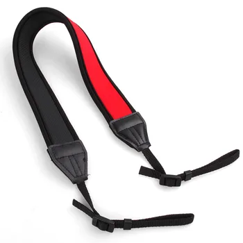 

10 Pieces Red Camera Neck Strap Skidproof Neoprene for Nikon Canon 60D 70D 700D 800D 750D D3200 D5200 d5300 D5500 DSLR Camera
