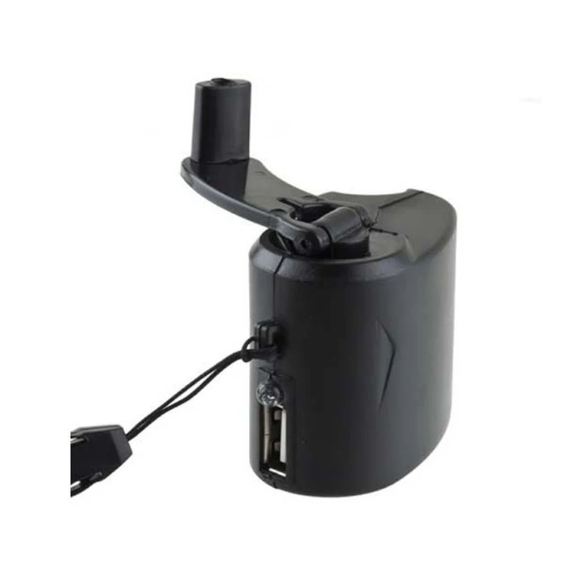 Ручная обмотка аварийное зарядное устройство USB рукоятка ручная Динамо машина