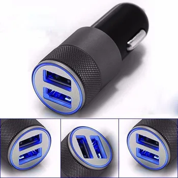

New Car Accessories Mini Dual USB Twin Port 12V Universal In Car Lighter Socket Charger Adapter plug New Car Accessories