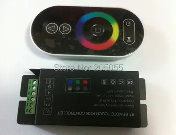 

Wireless RF remote RGB touch led controller Dimmer DC12-24V power lost memory function for 5050SMD led strip