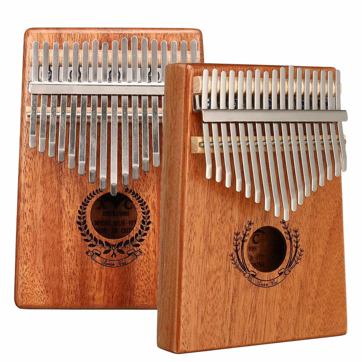 

17 Key Wood Finger Piano Kalimba Mbira Sanza Thumb Piano Pocket Size Supporting Bag Gecko Keyboard Marimba Musical Instrument