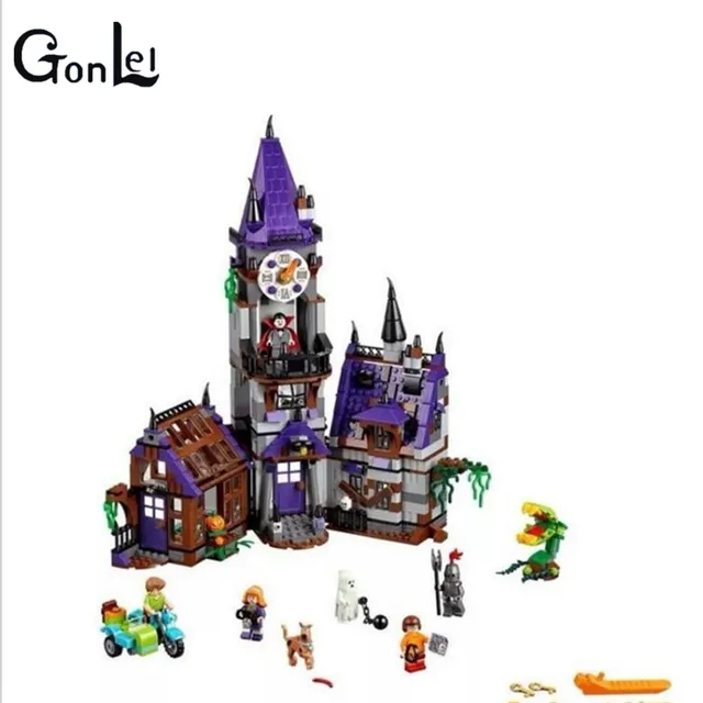 Gonlei 10432 10431 Scooby Doo Mysterious Ghost House Building Block Gonlei 10432 10431 Scooby Doo Mysterious Ghost House Building Block Toys