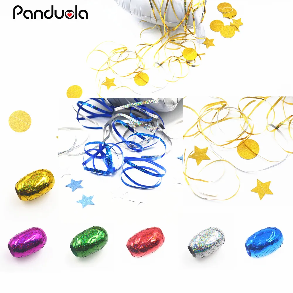 Balloons Ribbons Laser Ribbon Wedding Birthday Party Decoration DIY Accessories Valentine S Day Decoracion font b