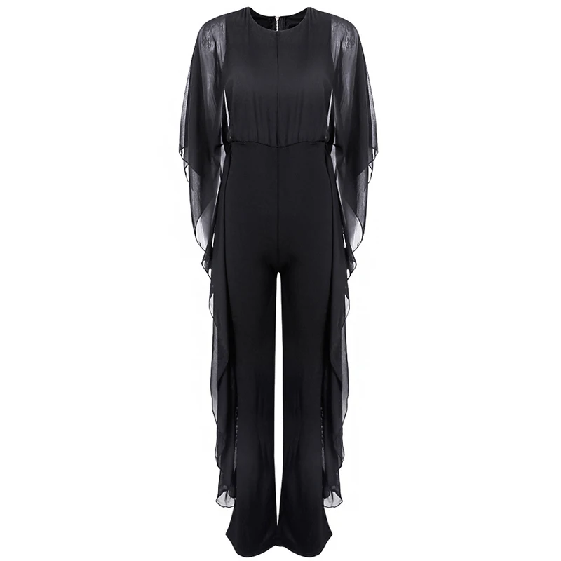 Womens rompers jumpsuit Cotton sexy jumpsuit summer 2019 macac�es elegantes Solid color Loose bell-bottom jumpsuit New fashion Womens rompers jumpsuit Cotton sexy jumpsuit summer 2019 macac�es elegantes Solid color Loose bell-bottom jumpsuit New fashion