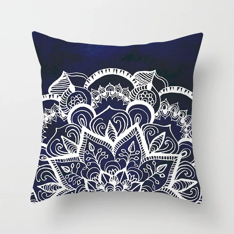 

Indian Mandala Pillow Cover Bohemia Decorative Cushion Cover 45*45cm Throw Pillowcase Sofa Chair Seat Car Pliiow Case Home Decor