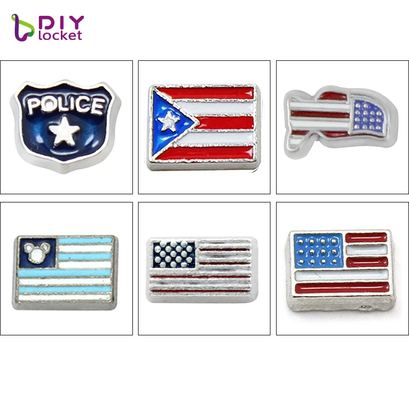 

Wholesale 10pcs/lot Floating Charms Zinc Alloy Glass Locket Necklace Charms & Locket Charms Wholesale LSFC028-610