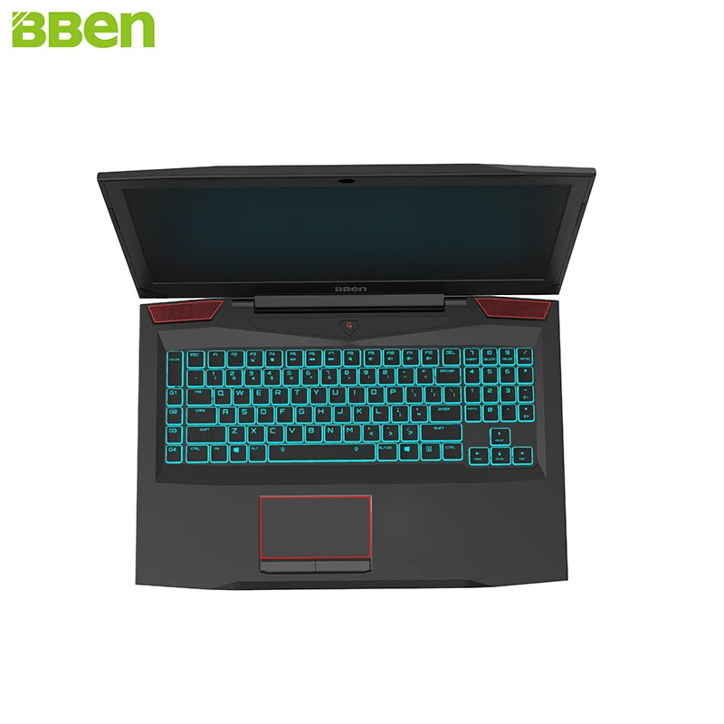 BBEN Laptop Gaming Computer Intel i7 7700HQ Kabylake 6G NVIDIA GTX1060 Windows 10 16GB Memory RGB Mechanical Keyboard HD Camera