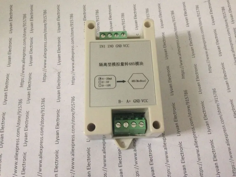 4-20mA к RS485 аналоговый модуль сбора/аналоговый к 485 модуль/0-10 В к RS485 преобразователь давления передатчик