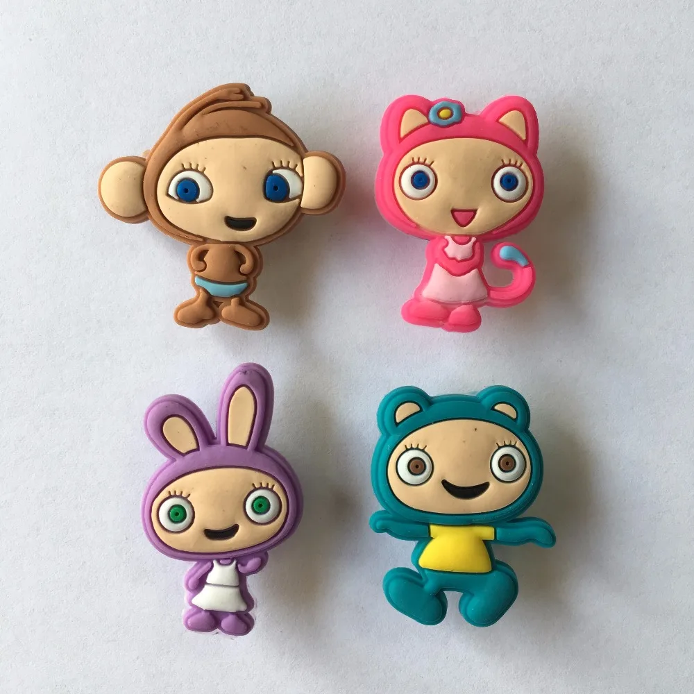 

5pcs/lot Waybuloo Shoe Charms PVC Shoes Accessories Decoration Ornaments Small Gifts for Birthday Parties Shoe Buckles