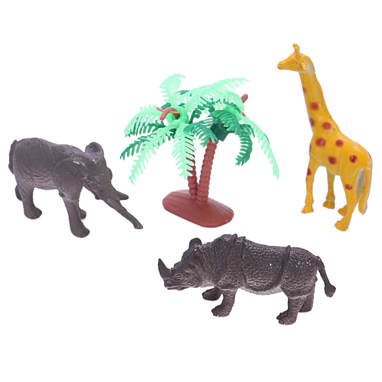 Model Plastic Animal Figure Toy Set of 12 pcs Mini Toyin Model