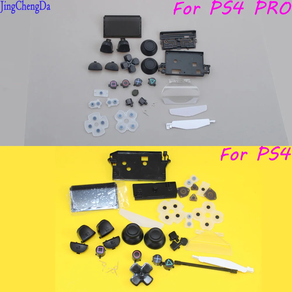 

JCD L1 R1 L2 R2 ABXY Trigger with D-Pad Circle Square Triangle X Button set for ps4 pro /silm Controller