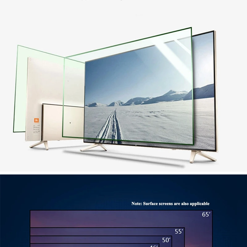 55" TV Screen Protector film Anti-Blue ray Eye protection film screen protector film Bule reduce anti-radiation film