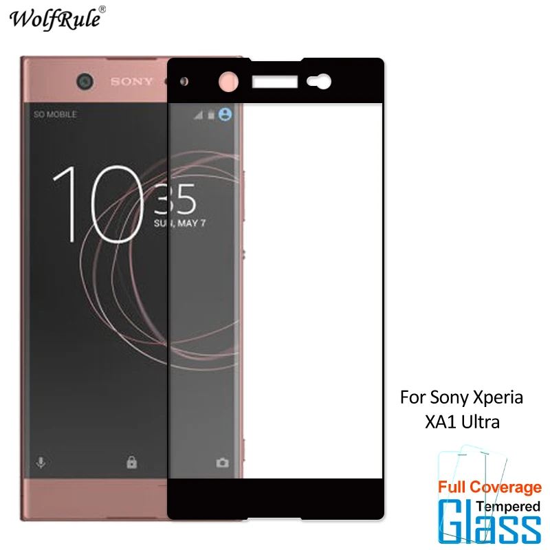 For Glass Sony Xperia XA1 Ultra Screen Protector Tempered Full Cover Phone Film G3226 | Мобильные телефоны и аксессуары