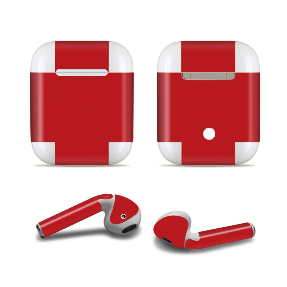 Стикер для наушников GOOYIYO Apple AirPods 2 с беспроводной зарядной коробкой DIY
