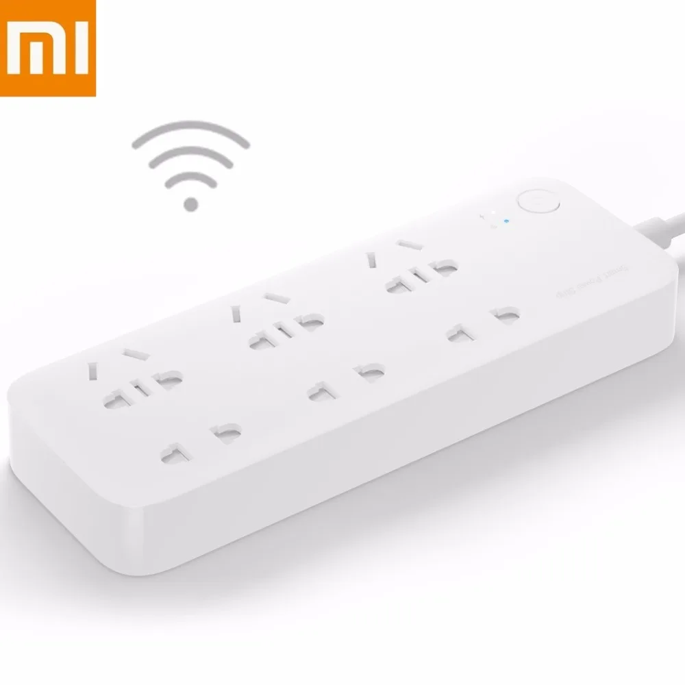 

Original Xiaomi Smart Power Socket WiFi APP Wireless Control Switches Xiaomi Socket Plug Mi Insertion Thread Plate