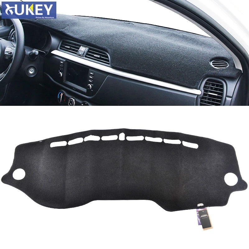 

Xukey Dash Mat Dashboard Cover Dashmat Dash Board Cover Carpet For Russia Kia Rio 4 X-Line XLine K2 2017 2018 2019