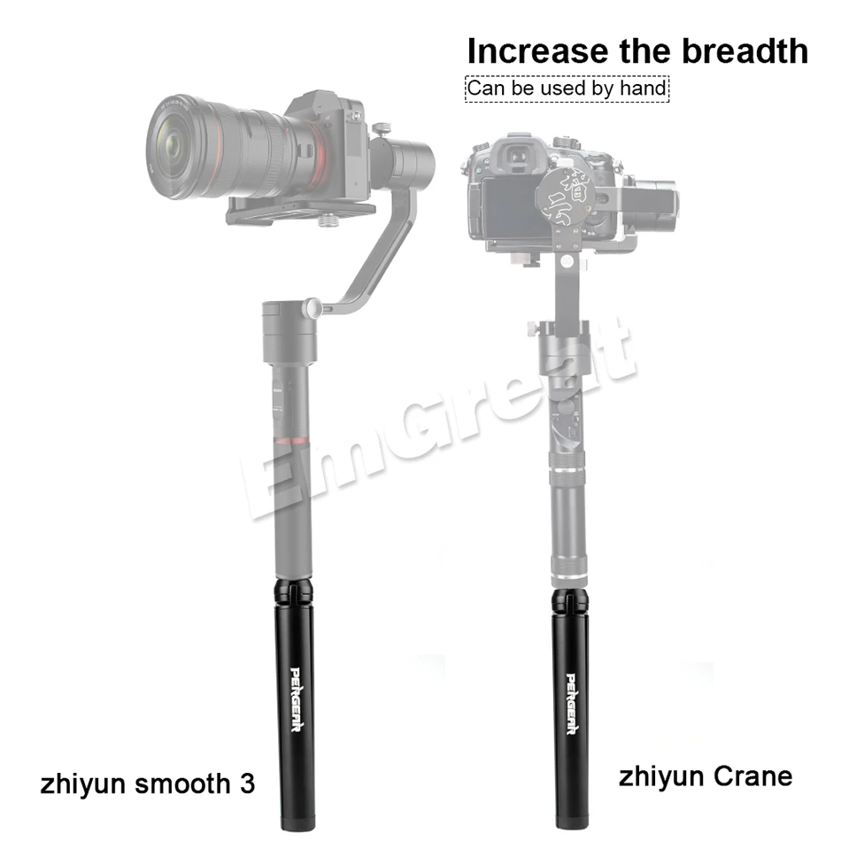 Pergear Алюминиевый мини Настольный Штатив для ножек Zhiyun Smooth Q Crane штатив головка селфи палка выдвижной монопод смартфонов камеры