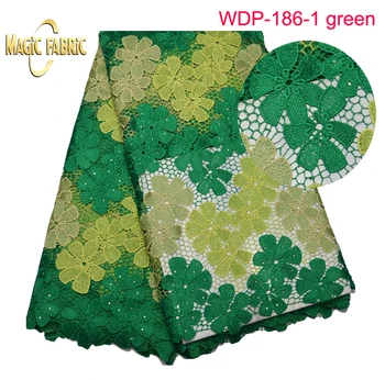 

High Quality Embroidery Fabric African Cord Lace Fabric For Dress Nigerian Lace Wedding WDP-186