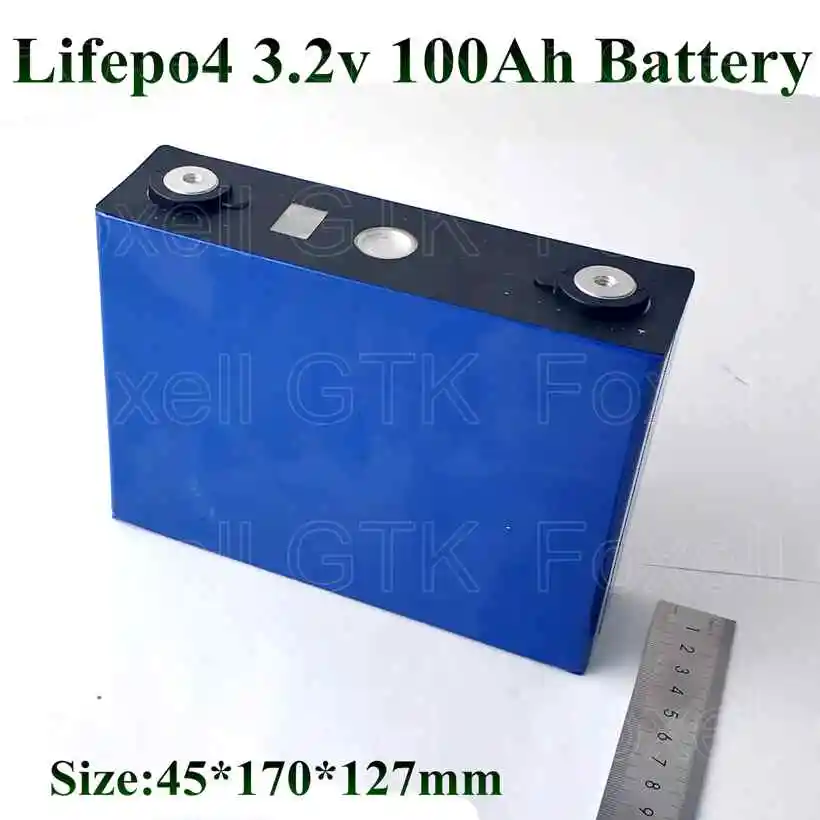 4 шт./лот 3 2 V 100Ah LiFePO4 батарея 3C разрядка для электрического велосипеда/EV/солнечной