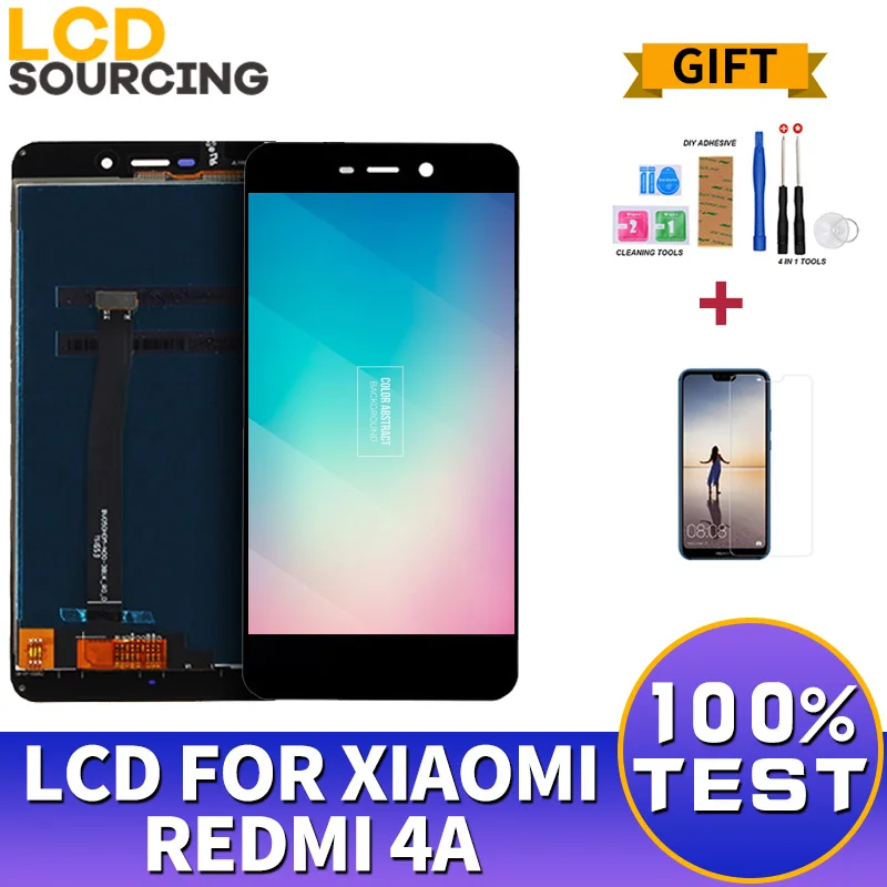 5.0&quotinch LCD Display For XIAOMI Redmi 4A Touch Screen Digitizer Assembly Replacement With Frame | Мобильные телефоны и