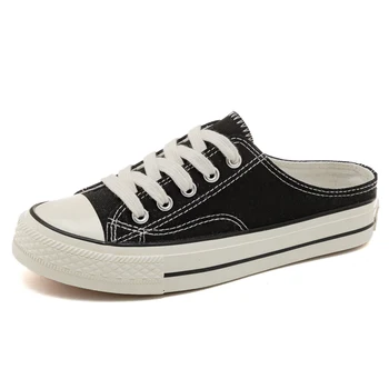 

Fashionable Youth Mens Shoes Casual Unisex White Sneakers Breathable Walking Canvas Shoes Men Women Red Lace Up Flats