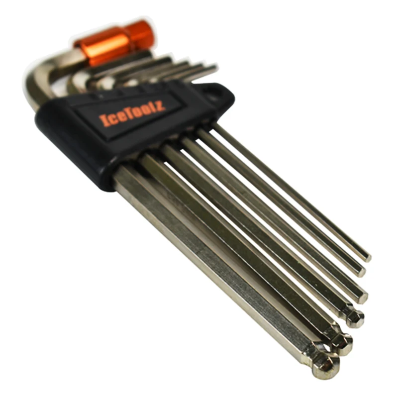 

IceToolz 36Q1 Hex Key Wrench Set 2 2.5 3 4 5 6 8mm 4x5x6mm ball-ended 7pcs/Set L-wrench Spanner Set Bicycle Bike Repair Tools