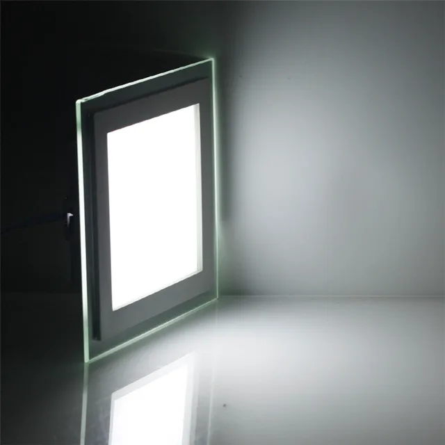 6W 9W 12W 18W 24W LED Panel Downlight Square Glass Cover Lights High