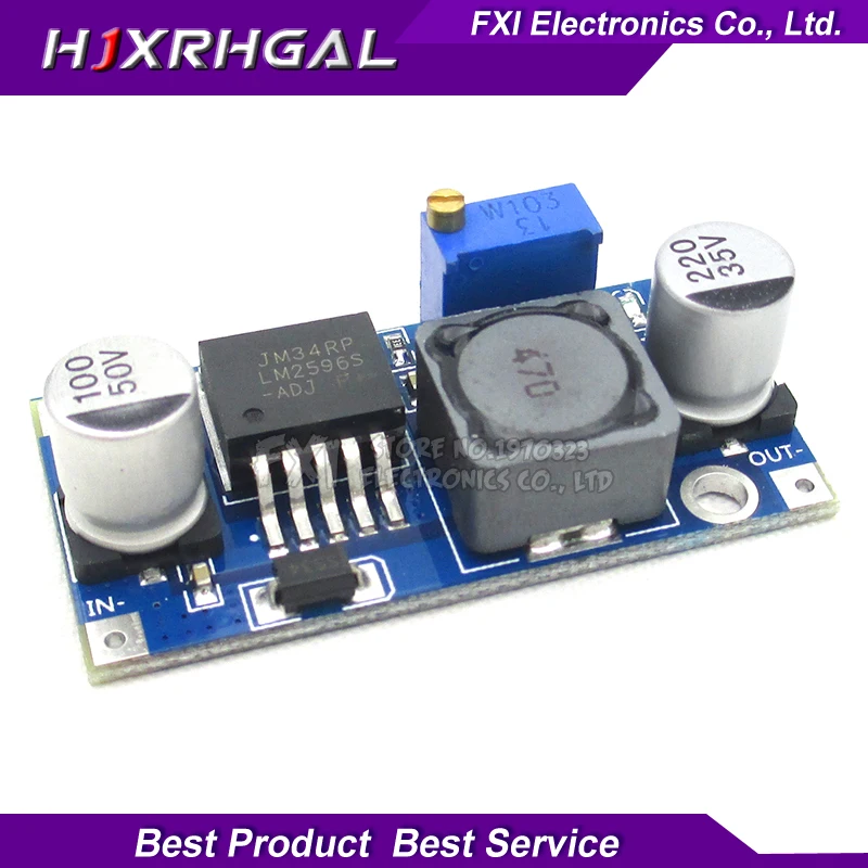 

5pcs DC-DC Step Down Converter Module LM2596 DC 4.0~40 to 1.3-37V Adjustable Voltage Regulator new