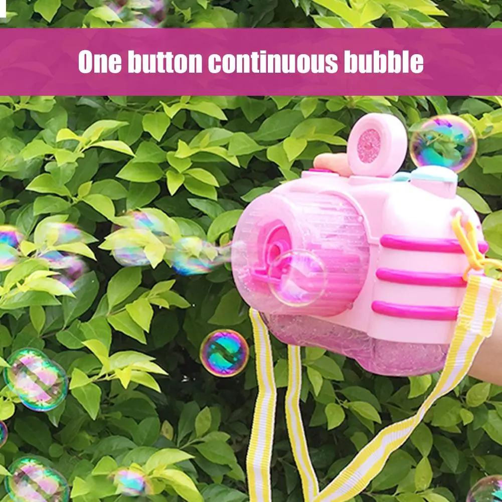 Горячая продажа полностью-автоматическая камера пузырьковая машина волшебная палочка пистолет для мыльных пузырей игрушка пузырь с