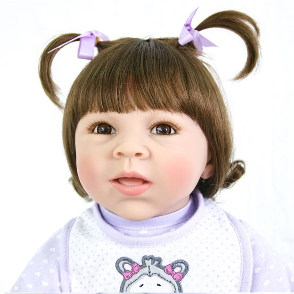 50 см силикона Reborn Baby Doll игрушки, как настоящее 20 дюймов виниловые рано принцессы малышей младенцев ручной стильный bonecas для детские игрушки